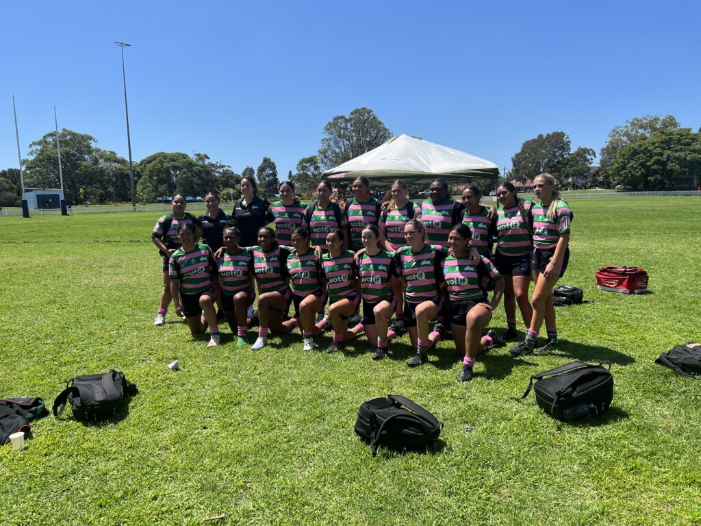 Rabbitohs Tarsha Gale team.