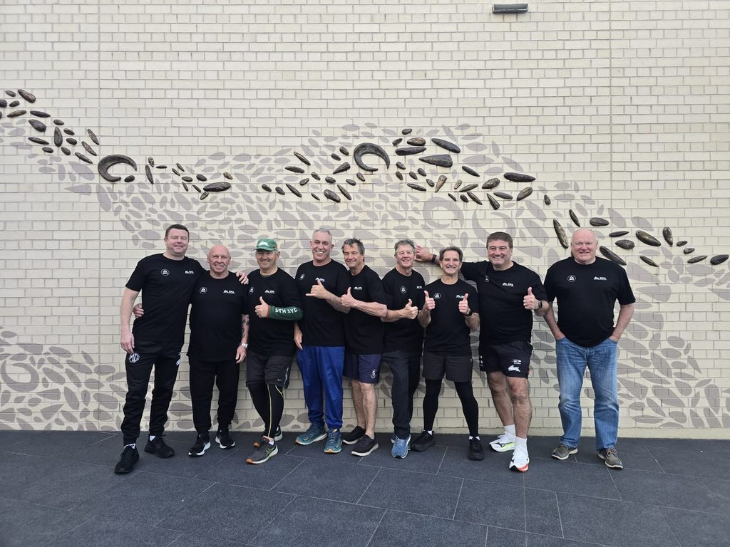 Souths Players Association members together at the Heffron Centre.